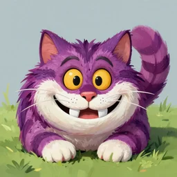Cheshire cat, digital painting