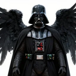 hearts of iron 4 portrait of darth vader, black wings, evil, trending on artstation, character portrait, ylva ljungqvist, paradox interactive, hoi 4