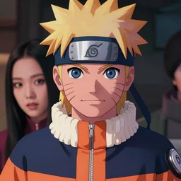 an ultradetailed portrait of naruto fanart, jisoo blackpink, by tian zi trending on artstation : 1. 7, cinematic lights, thomas kinkade, 4 k octane render, artstation, pinterest