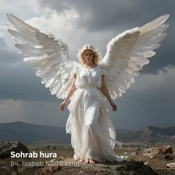 photo of an angel in natural habitat, by sohrab hura, overexposed
