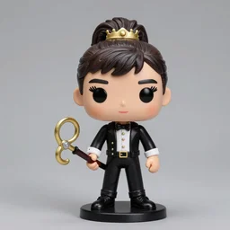 audrey hepburn cos play butcher billy, stop motion vinyl action figure, plastic, toy, butcher billy style