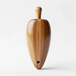 handcrafted castanets, clean 3d render, octane render, isolated on a pure white background, centered, entire object in frame, sharp focus, soft studio lighting
