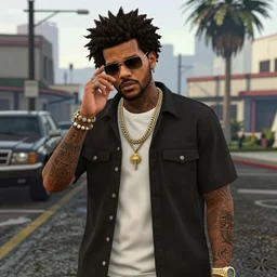 the weeknd as a gta vice city npc