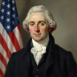portrait of paul giamatti as united states president john tyler!, american romanticism, oil on canvas