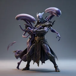 Sauron slow dancing with a xenomorph, photorealistic, 3d render, award winning render, unreal engine, octane render, studio lighting, 8k, hd