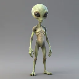 alien realistic style 3 d grzegorz rutkowski