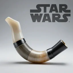 Shofar themed to Star Wars, product photography