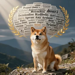 a shiba inu that doesn't know any artists names. such confuse, many stupid, wow