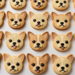 a lot of chihuahua faces looks like cookies