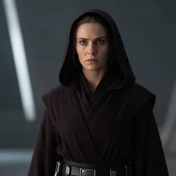 Mara Jade, the dark jedi, in the Last Jedi directed by Rian Johnson 2018, cinematic still frame, anamorphic lenses, 70mm