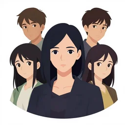portrait anna - varney cantodea, sopor aeternus & the ensemble of shadows, clean cel shaded vector art. shutterstock. behance hd by lois van baarle, artgerm, helen huang, by makoto shinkai and ilya kuvshinov, rossdraws, illustration