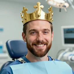 a highly detailed king portrait of a dentist, james gurney, james jean