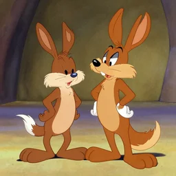 a star wars scene with wile e coyote from the roadrunner and road runner cartoons