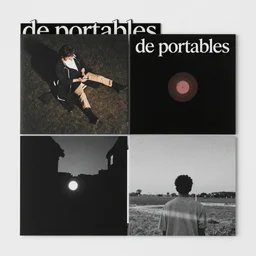 LP cover art for the new 'de portables' album to be released this fall, press kit photo
