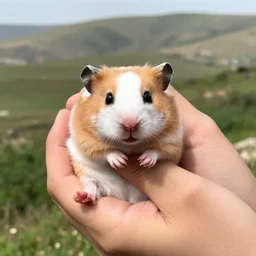 eyal golan holding a hamster