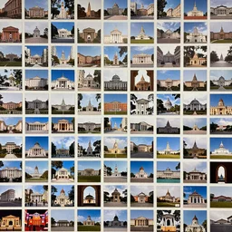 photo of a wall covered in hundreds of pictures of a wall with hundreds of pictures of a wall with hundreds of pictures, 8k