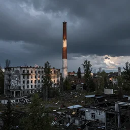 chilling images of chernobyl, before and after