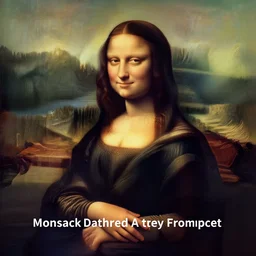 cyberpunk Mona Lisa, digital painting