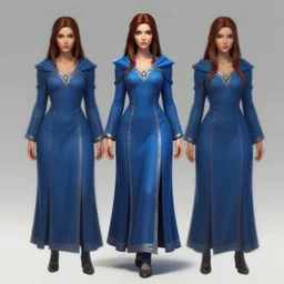 Symmetrical full body & face Hearthstone official professional art, with realistic beautiful body & face & eyes. Every following words is important: Full body of a female mage with a blue robe. Completly coherent and well drawned physical every single body parts, ArtStation.