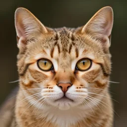 an amber eyed cat, symmetrical, highly detailed, digital art, sharp focus, trending on art station
