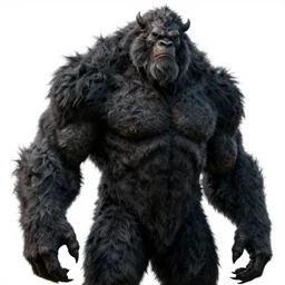 monster, dark, big, beast, hairy, fur, tall