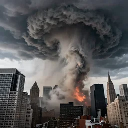 new york city being hit by an ef 5 tornado