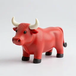 cake in shape of a bull, red, photography, 8 k, featured on flickr