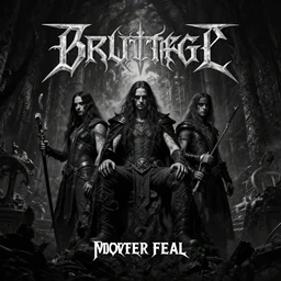 dark themed progressive metal album cover