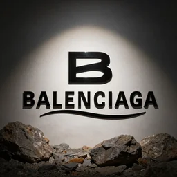 text logo for Balenciaga