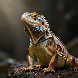 lizard einstein portrait