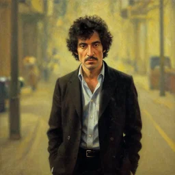 bob ross artwork by wong kar wai