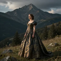 vigo the carpathian in a dress