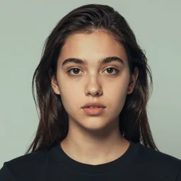 Portrait, in style of Aly Fell