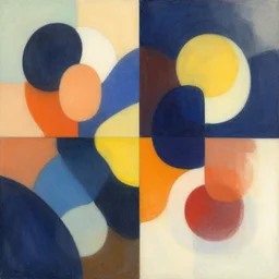 abstract shapes, colors, forms and feelings