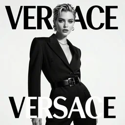Versace advertising campaign poster