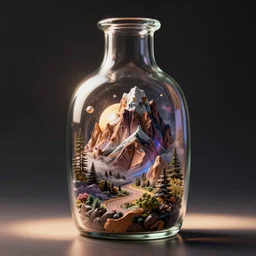 universe contained within a bottle