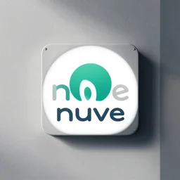 a logo design for a product called nuve, with intent on sounding like move.