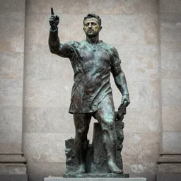“statue zelensky heroic”