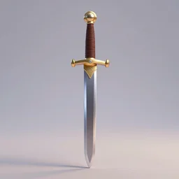 anthropomorphic sword, cute, hd render, pixar style professional expensive