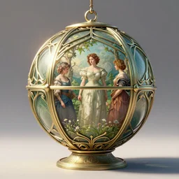 3 d render, sunlight study, the orb of springtime, art nouveau, 3 d render, by jan davidz de heem and ( ( ( john william waterhouse ) ) ) and ( ( ( ( ( lisa frank ) ) ) ) ), 8 k, sharp focus, octane render