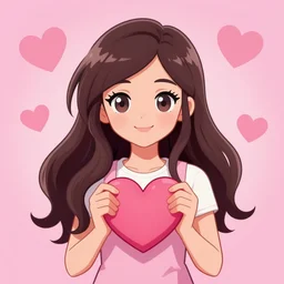 miss heart for humanity painting digital fanart