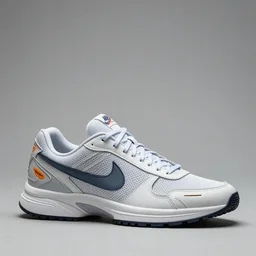 retro futuristic Nike sneakers by syd mead and joe johnston