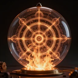 point cloud, sacred geometry, abstract symbolism, particles, bubble chamber, houdini, physical, flame cinematic lighting, gmunk