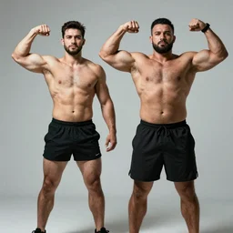 a strong man with a strong man with a strong man