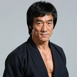 detailed portrait photo of bruce lee as a real man, dragon ball, cosplay, realistic, studio lighting, professional photography, nikon 5 0 mm f / 1. 8 g, canon