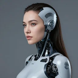 portrait photo of a beautiful female ( ( ( ( ( ( ( ( ( ( ) ) ) ) ) ) cyborg