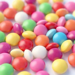 candies. A very detailed and hight quality digital art piece. Trending on artstation, 4k, high resolution