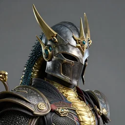 portrait of the warrior naga wearing the epic artifact headgear ultra ultimatum helmet by artgerm and Craig Mullins, James Jean, Andrey Ryabovichev, Mark Simonetti and Peter Morbacher 16k