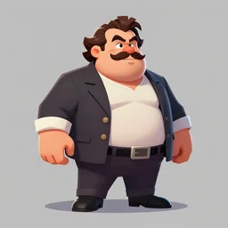 Small fat man demolitionist who resembles danny devito    as an Apex Legends character digital illustration portrait design by, Mark Brooks and Brad Kunkle detailed, gorgeous lighting, wide angle action dynamic portrait