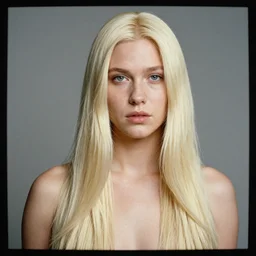 A medium shot,  Kodachrome Slide, editorial celebrity photograph of a man with ivory skin, long, rippling cinnamon hair, and eyes the color of gleaming steel. High-key natural flat ambient lighting, 1954 photograph from Vogue Magazine, trending on Artstation, 8k, photorealistic, hyper detailed, unreal engine 5, IMAX quality, cinematic, epic lighting, digital painting